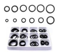 WedDecor 50pcs Rubber O Rings Set, Assorted Seal Kit, 12 Sizes Gasket Washers, Tap Washers Assorted UK, Rubber Washers, O Ring Set for Plumbing Fittings, Quick Repair, Home or Garages
