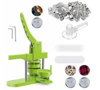WedDecor 58mm Button Badge Maker Machine, Heavy Duty Pin Press Kit, Multi-Sized Badge Making Tool with 58mm Button Parts, Circle Cutter for Weddings, Fundraisers, Branding & Corporate Events