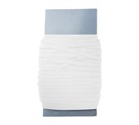 WedDecor 5mm White Elastic Cord, Flat Elastic Bands Smooth Finish Sewing Thread for Knitting, Arts & Craft Accessories, Jewelry Making, Clothing, 5 Metres