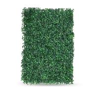 WedDecor 60cm x 40cm Realistic Artificial Green Grass Wall - Flower & Leaf Panels for Garden, Home Decor, Wedding Backdrops, Office, Café, Shop, Salon & Outdoor Walls, Pack of 6