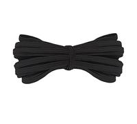 WedDecor 6mm Elastic Cord Elastic String, Stretchy Cord for Jewelry Making, Craft, Party Hats, Sewing Accessories, Hairbands, Backpack, Tent, DIY for Bracelet Elastic String, Thread, Black, 1 Metre