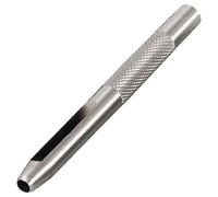 Weddecor 6mm Hollow Leather Hole Punch Heavy Duty Solid Steel Metal Sheet Leatherworking Synthetic Gasket Rubber Thin Foil Brass Tack Tools Cutters Puncher