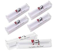 WedDecor 6pcs Small Manual Cigarette Rolling Machine - Easy-to-Use, Portable & Reusable 70mm Cigarette Maker - Pocket Cigarette Roller for Home or Travel - Ideal for Smokers