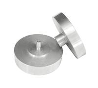 WedDecor 75mm Silver Pressure Plate Die for Universal The Green Machine Hand Press for DIY Leathercrafts, Handbag, Belt, Keychains Making