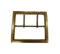 WedDecor 82mm Brass Large Rectangle Unisex Santa Claus Belt Buckle, Durable, Lightweight, Fancy Clip Straps for Fashion Accessories, Trench Coats, Jackets, 5pcs