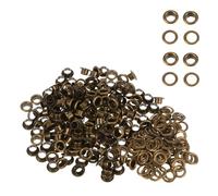 WedDecor 8mm Bronze Brass Eyelets Grommets with Washers for Clothing, Baby Dolls, Sewing, Bags, Scrapbook, Leather Work, DIY Projects and Rust Proof, 1000pcs