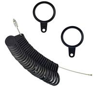 WedDecor A-Z UK Handy Ring Sizer for Measuring Ring Size, Plastic Gauge for Ring Measurement, Ring Size Measuring Tool, Ring Sizer for Measuring Ring Sizes in Diameters for Women & Men