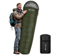 WedDecor All-Season Mummy Sleeping Bag Adults 220 x 85cm -Green