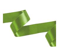 WedDecor Apple Green Satin Ribbon, Double Sided Polyester Ribbon 15mm x 100 Yards - Fabric Thick Ribbon for Crafting, Gift Wrapping, Valentine Bouquets, DIY Sewing Project, Party Balloon, Hair Bows