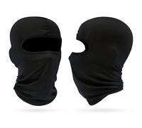 WedDecor Balaclava Full Face Mask, Black Weather Protection for Skiing, Motorbike, Running, Snowboarding, Wind & UV Defence, Men’s Face Mask, Pack of 1, Secure Comfort for Outdoor Activities