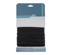 WedDecor Black 4mm Flat Elastic Band for Sewing & Craft, 3 Metres Long Braided Elastic Band Stretch Strap Spool, Soft Smooth Finish Elastic Cord for Sewing, Knitting, Art & Craft, Clothing