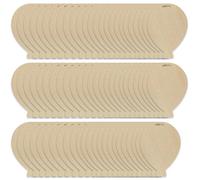 WedDecor Blank Balloon Shaped Wooden Cutouts, Unfinished Balloon Embellishments with Holes, Ideal for DIY Crafts, Holiday, Birthdays and Valentine’s Day Decorations, Pack of 50