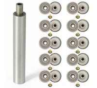 WedDecor Brass Jeans Buttons Replacement Fixing Fasteners with Hand Tool for Repair Denim Pants, Jackets, Leatherwear, Fashion Clothing, Gunmetal, 14mm, 50pcs