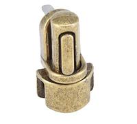 WedDecor Bronze Catch Tuck Lock Clasp Buckle Purse Closer Thumb Lock for Handbags, Purse, Leather Bags, Art & Crafts, Scrapbook, DIY Projects, 33mm x 19mm, 2pcs