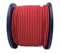 WedDecor Bungee Cord 4mm Bungee Rope Heavy Duty Elastic Bungee Cords, Shock Cord, Bungee Strap, Elastic Cord for Securing Luggage, Tent Pole, Camps, Motorcycle, DIY Craft Projects, Red, 100 Metres
