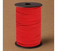 WedDecor Bungee Cord 4mm Bungee Rope Heavy Duty Elastic Bungee Cords, Shock Cord, Bungee Strap, Elastic Cord for Securing Luggage, Tent Pole, Camps, Motorcycle, DIY Craft Projects, Red, 100 Metres
