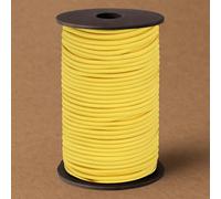 WedDecor Bungee Cord 4mm Bungee Rope Heavy Duty Elastic Bungee Cords, Shock Cord, Bungee Strap, Elastic Cord for Securing Luggage, Tent Pole, Camps, Motorcycle, DIY Craft Projects, Yellow, 50 Metres