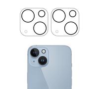 WedDecor Camera Lens Protector for iPhone 13 (6.1-inch) & iPhone 13 mini (5.4-inch), 9H Tempered Glass, Ultra-thin Scratch-Resistant Tempered Glass, Case Friendly, Night Shooting Mode, Black, 2pcs