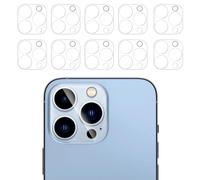 WedDecor Camera Lens Protector for iPhone 13 Pro, iPhone 13 Pro Max, Tough HD 9H Tempered Glass, Ultra-thin, Scratch-Resistant, Case Friendly, Night Shooting Mode, Clear - 10pcs