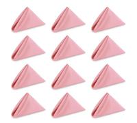 WedDecor Cloth Napkins 20 x 20 Inch 100% Polyester Baby Pink, 100pcs