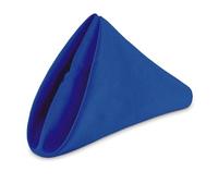 WedDecor Cloth Napkins 20 x 20 Inch 100% Polyester Royal Blue, 1pc