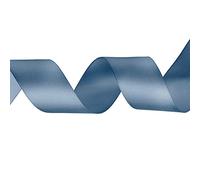 WedDecor Dark Silver Ribbon for Gift Wrapping, 40mm x 10 Metres Double Sided Polyester Satin Ribbon Roll for Christmas, Wedding, Crafting, Hair Bow, Sewing, Birthday Cake Decoration