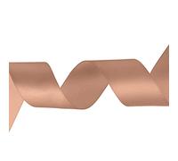 WedDecor Deep Rose Gold Ribbon for Gift Wrapping, 50mm x 10 Metres Double Sided Polyester Satin Ribbon Roll for Christmas, Wedding, Crafting, Hair Bow, Sewing, Birthday Cake Decoration