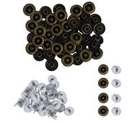 WedDecor Denim Rivets Jeans Decoration Replacement Washable Brass Button for Repair, Leathercraft, Clothing Decorations, Fashion Accessories, 9.5mm, Bronze, 50pcs