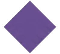 WedDecor Disposable Paper Napkins, 2 Ply, 6.5" x 6.5" Neon Purple Disposable Luncheon Napkin Serviettes Tableware Perfect for Birthday, Baby Showers, Picnics, BBQs, Weddings & Events, Pack of 20