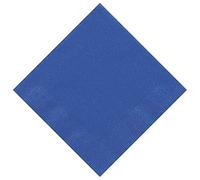 WedDecor Disposable Paper Napkins, 2 Ply, 6.5" x 6.5" Royal Blue Disposable Luncheon Napkin Serviettes Tableware Perfect for Birthday, Baby Showers, Picnics, BBQs, Weddings & Events, Pack of 20