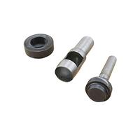 Weddecor Eyelets Grommets Fixing Punch 3 Parts Tool Kit for Leather Craft, Repairing Decoration, Jeans, Arts & Craft, Canvas, Scrapbooking, Vinyl Banners, 30mm