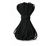 WedDecor Flat Elastic Band 3mm Strong, Flexible, and Durable Elastic Cord for Sewing, Crafts, DIY Projects, and Tailoring | Thin Elastic Perfect for Repairs and Custom Projects, Black, 5 Metres