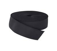 WedDecor Flat Elastic Band Heavy Stretch Elastic Band for Sewing Crafts Accessories, Webbing Garment, Fabric, Dressmaking, 32mm Wide, 1 metre Long, Black