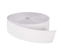 WedDecor Flat Elastic Band Heavy Stretch Elastic Band for Sewing Crafts Accessories, Webbing Garment, Fabric, Dressmaking, 32mm Wide, 5 metres Long, White