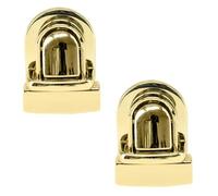 WedDecor Gold Catch Tuck Lock Clasp Buckle Purse Closer Thumb for Handbags, Purse, Leather Bag, Art & Crafts, Scrapbook, DIY Projects, 29mm x 26mm, 2pcs