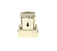 WedDecor Gold Catch Tuck Lock Clasp Buckle Purse Closer Thumb for Handbags, Purse, Leather Bag, Art & Crafts, Scrapbook, DIY Projects, 36mm x 28mm, 1pc