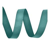 WedDecor Grosgrain Hunter Green Ribbon for Gift Wrapping, 15mm x 10m Solid Polyester Ribbon Perfect for Wedding Decor, Sewing, Dresses, DIY Crafts Floristry, Events, Scrapbooking Decorations