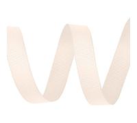 WedDecor Grosgrain Ivory Ribbon for Gift Wrapping, 25mm x 10m Solid Polyester Ribbon Perfect for Wedding Decor, Sewing, Dresses, DIY Crafts Floristry, Events, Scrapbooking Decorations