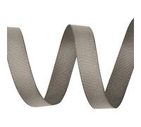 WedDecor Grosgrain Metal Grey Ribbon for Gift Wrapping, 10mm x 10m Solid Polyester Ribbon Perfect for Wedding Decor, Sewing, Dresses, DIY Crafts Floristry, Events, Scrapbooking Decorations