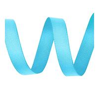 WedDecor Grosgrain Turquoise Ribbon for Gift Wrapping, 15mm x 10m Solid Polyester Ribbon Perfect for Wedding Decor, Sewing, Dresses, DIY Crafts Floristry, Events, Scrapbooking Decorations