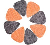 WedDecor Guitar Plectrums Lightweight Acoustic Electric Bass Guitar Ukulele Instruments Felt Picks Medium/Heavy 3mm Thick Gauges Jazz Play, 10pcs, Assorted Colours