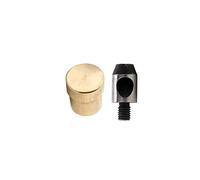 WedDecor Hole Cutting Punch Die Tool for Multiple Layers, Gold Base Setter, Use with Universal Hand Press Machine for Fabrics & DIY Leather Craft - 12mm