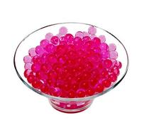 WedDecor Hot pink 10g Water Balls Crystal Aqua Gel Non-Toxic Bio-degradable Soil Ball for Table Centerpiece Decoration, Party & Home Décor, Vase Fillers, Pack of 1
