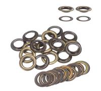 WedDecor Iron Eyelets Grommets with Washers for Yoga Mat, Tarpaulin, Pool Covers, Leather Crafting, Vinyl Banners, DIY Projects and Rust Proof,20mm, Bronze, 50pcs