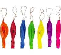 WedDecor Large Punch Balloons for Kids Party 12" Indoor and Outdoor Latex Balloons with Elastic Bands Birthday Parties Christmas Balloons Kids Party Bag Fillers Assorted Colour, 20pcs