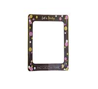 WedDecor Let's Party Photo Booth Frame Funny Selfie Frame for Party, Hen, Wedding & Birthday celebration, Graduation, Christmas, Anniversary, Thanksgiving Day, 1pc