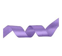 WedDecor Lilac Purple Ribbon for Gift Wrapping, 23mm x 25 Metres Double-Sided Satin Polyester Ribbon Roll for Wedding, Christmas, Hair Bow, Crafting, Sewing, Birthday Cake Decoration