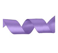WedDecor Lilac Purple Ribbon for Gift Wrapping, 40mm x 10 Metres Double Sided Polyester Satin Ribbon Roll for Christmas, Wedding, Crafting, Hair Bow, Sewing, Birthday Cake Decoration