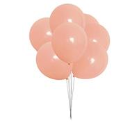 Weddecor Macaron Colour Pastel Balloons Helium-Grade 10 inch Balloon for Anniversary, Birthday, Baby Shower, Festive Decorations, Children's Event Supply, Orange, 100pcs