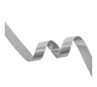 WedDecor Matt Silver Satin Ribbon, Double Sided Polyester Ribbon 7mm x 100 Yards - Fabric Thick Ribbon for Crafting, Gift Wrapping, Valentine Bouquets, DIY Sewing Project, Party Balloon, Hair Bows